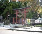 青海神社 入口の鳥居