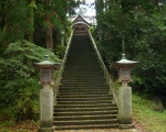 青海神社　階段