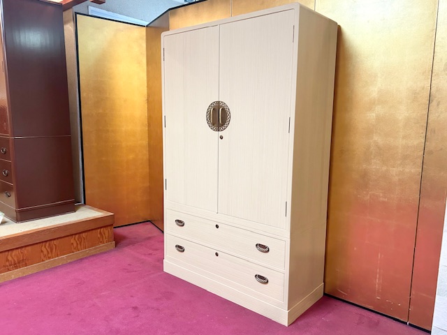 アウトレット総桐衣裳箪笥大洋下二稲葉斜め画像
