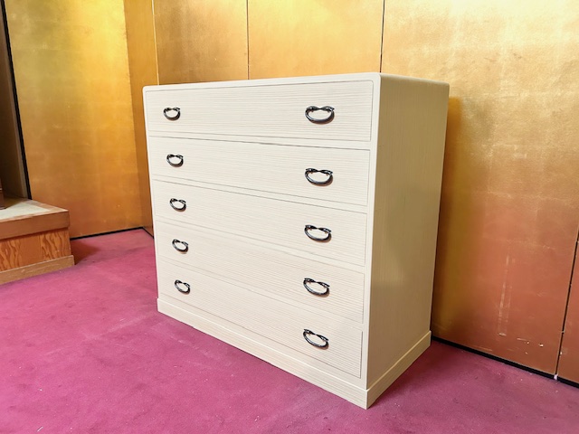 アウトレット総桐小袖箪笥五重斜め