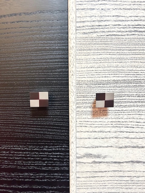 総桐一間巾組箪笥　市松　金具画像