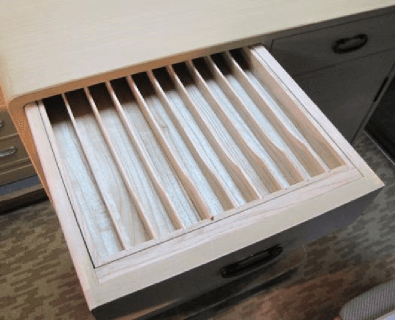 広葉　三ッ引タンス タワーチェスト 幅80cm 8段 国産 完成品 桐材 : 家具通販 ぴぃーす